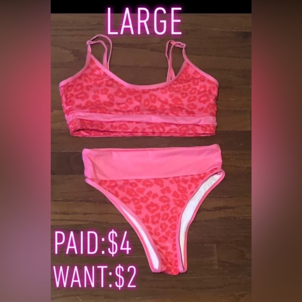 Pink bathing suit